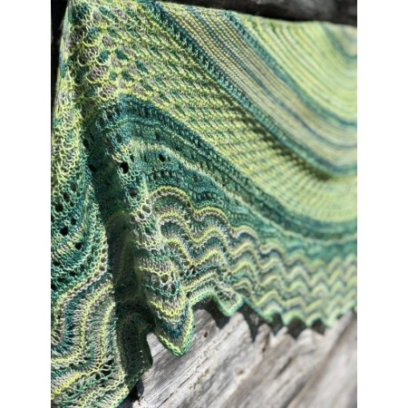 Châle Wooly Moon - patron tricot Une Maille à la Fois