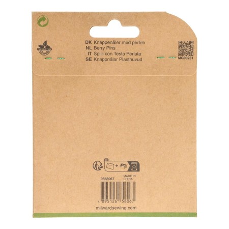 Milward plastic pins 0.60x34mm