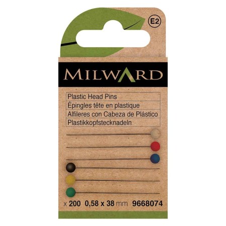 Milward Plastic Pins 0.58x38mm