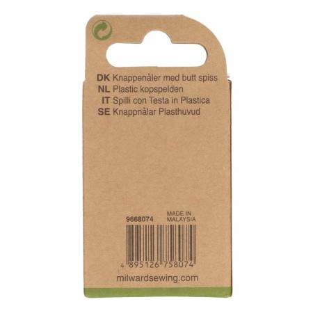 Milward Plastic Pins 0.58x38mm