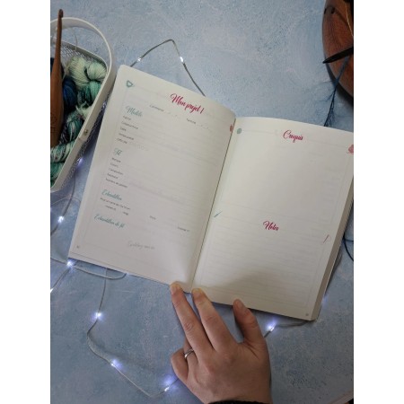 Tous vos projets au crochet dans un carnet dédié