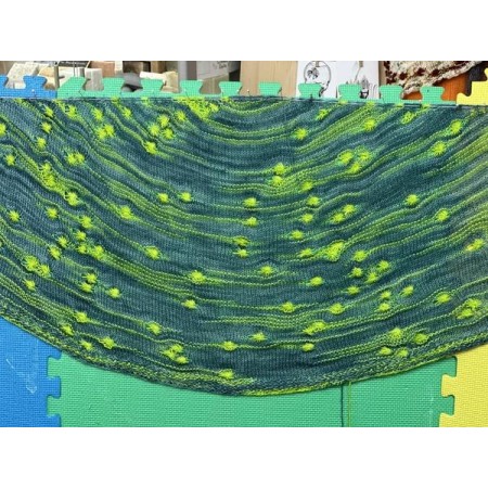 Châle Fleurs la châle tricot