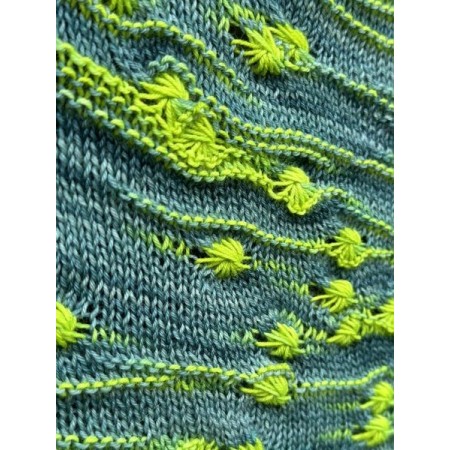 Châle Fleurs la châle tricot