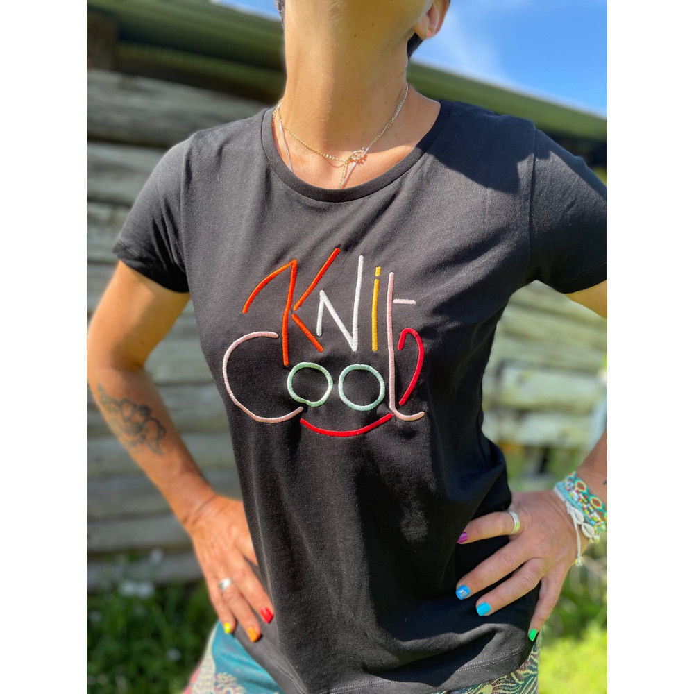 T shirt "Knit Cool" Noir
