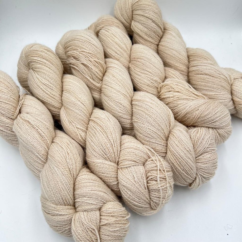 Laine Lace 100% pur baby alpaga, bio et équitable, non traitée, teinture végétale