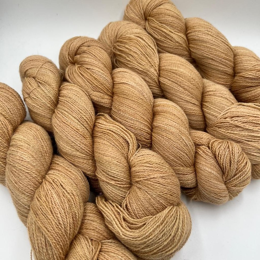 Laine Lace 100% pur baby alpaga, bio et équitable, non traitée, teinture végétale