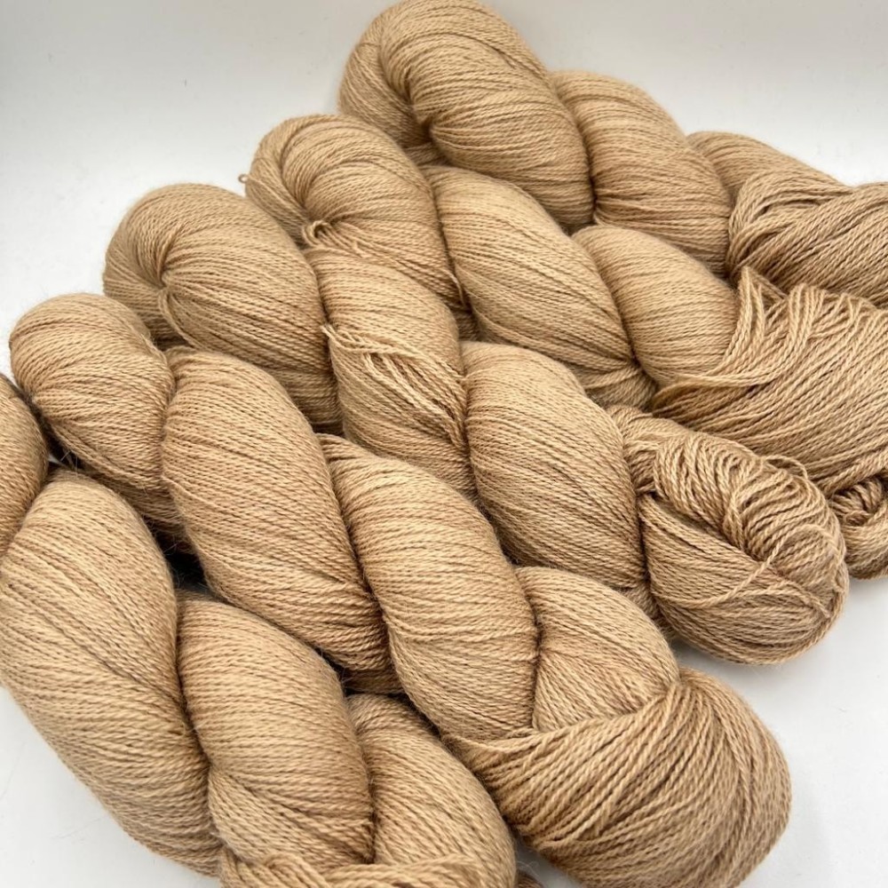 Laine Lace 100% pur baby alpaga, bio et équitable, non traitée, teinture végétale