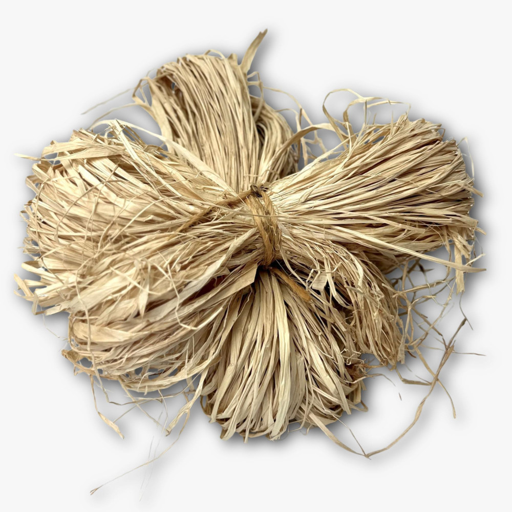 Écheveau de Raphia Naturel 50g – DIY & Création | Madame Raphia