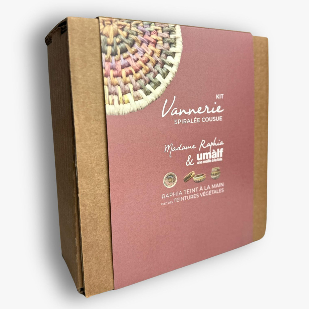 Kit de vannerie spiralée - Madame Raphia | DIY & Artisanal