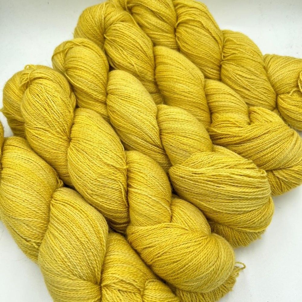 Laine Lace 100% pur baby alpaga, bio et équitable, non traitée, teinture végétale