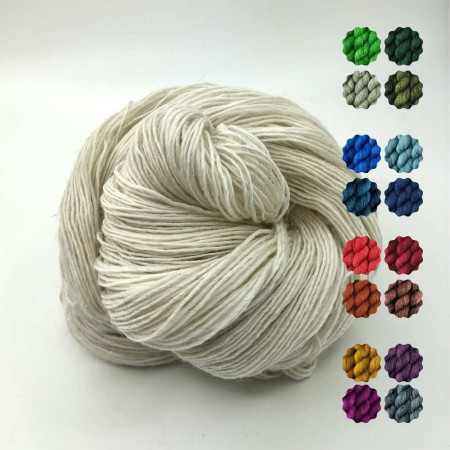 Lucy Shinny, laine fingering single - Une Maille à la Fois