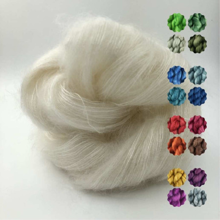 Laine mohair ultra douce Kid Fluffy - Une Maille à la Fois