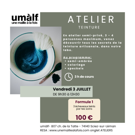 Cours de teinture- Formule 1