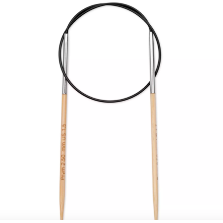 Aiguille circulaire fixe bambou 40 cm - Prym