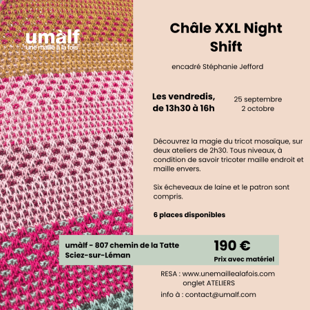 Châle XXL Night Shift