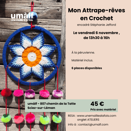 Mon Attrape-rêves en Crochet