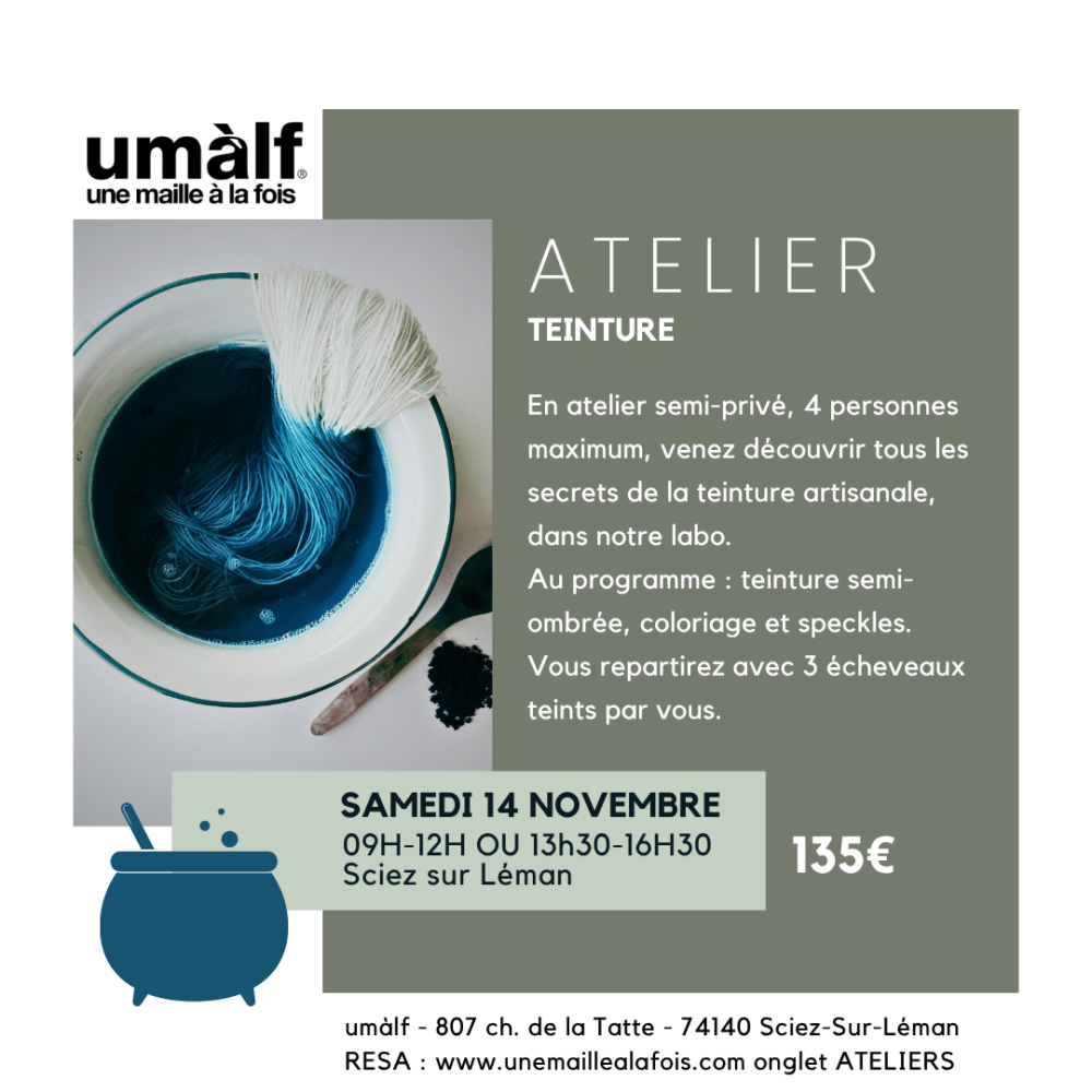 Atelier Teinture - Samedi 14 novembre