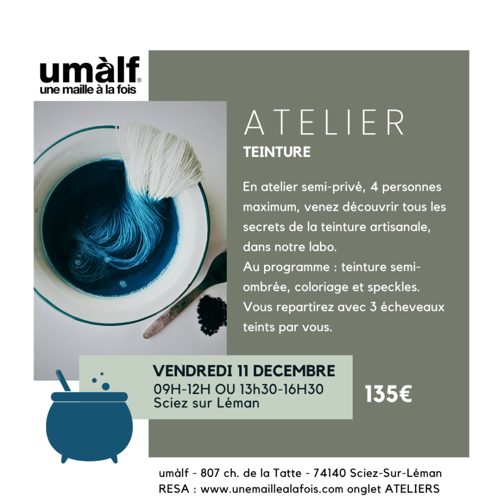 Atelier Teinture - Vendredi 11 décembre