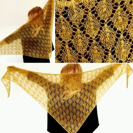 Châle Rose Mary - patron tricot umàlf