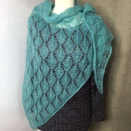 Châle Rose Mary - patron tricot umàlf